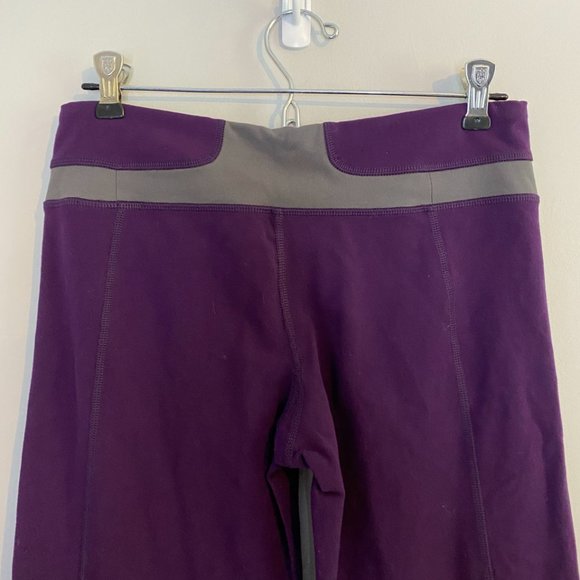 🌿 Lole | Purple and Grey Yoga Pants - Picture 2 of 4